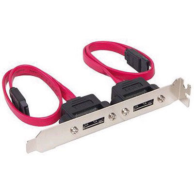 ADAPTADOR SATA DATOS EN SLOT DE 2 PUERTOS S-ATA II CON CABLE DE 30 CMS