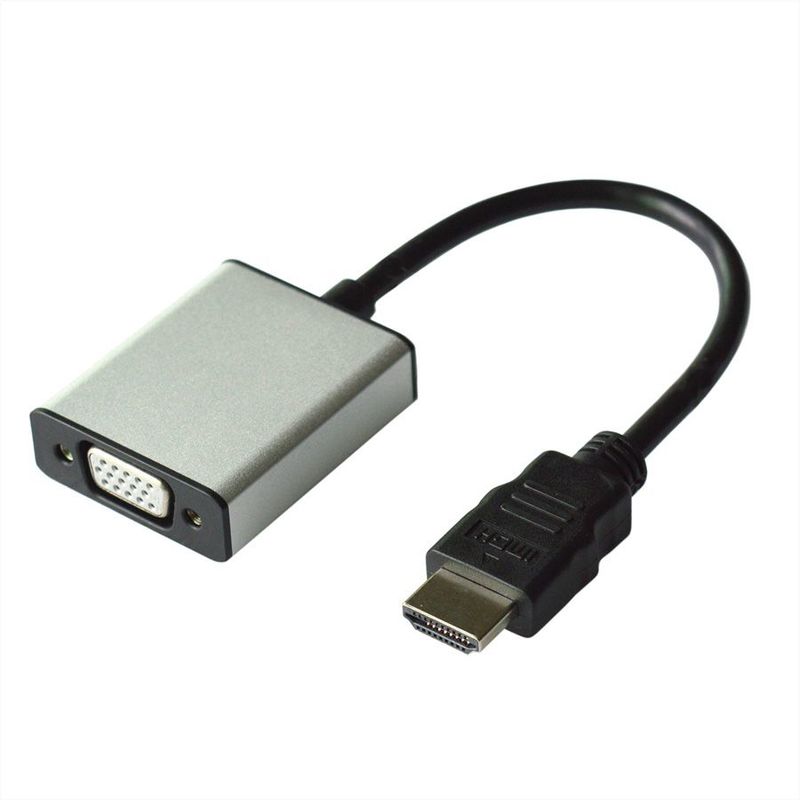 ADAPTADOR HDMI M  A VGA H 15 CMS CON AUDIO ESTEREO VALUE