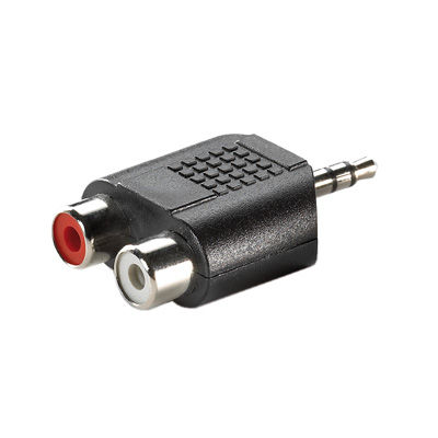 ADAPTADOR 3,5 ESTEREO M/2XRCA ESTEREO H