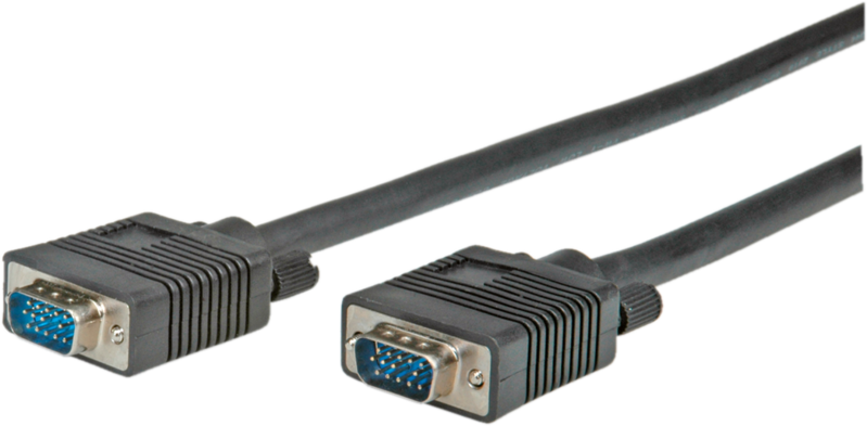 CABLE VGA 2 M. HD15M/HD15M  NEGRO STANDARD