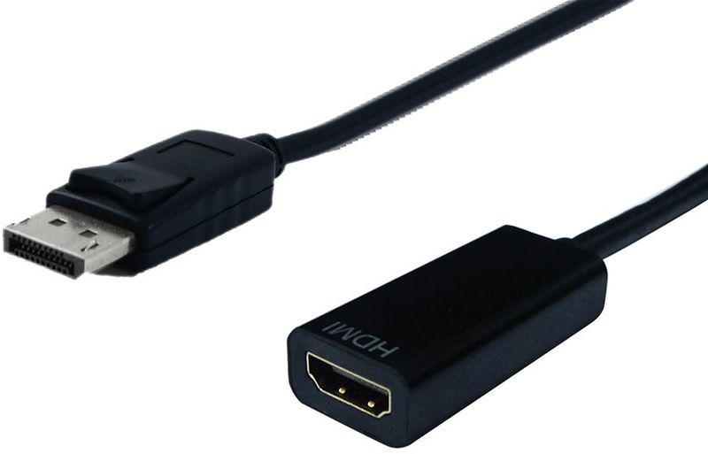 CABLE ADAPTADOR, DP M - HDMI H, V1.2 NEGRO STANDARD