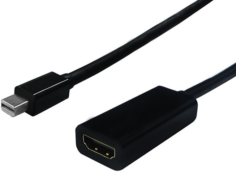 CABLE ADAPTADOR, MINI DP M - HDMI H NEGRO STANDARD