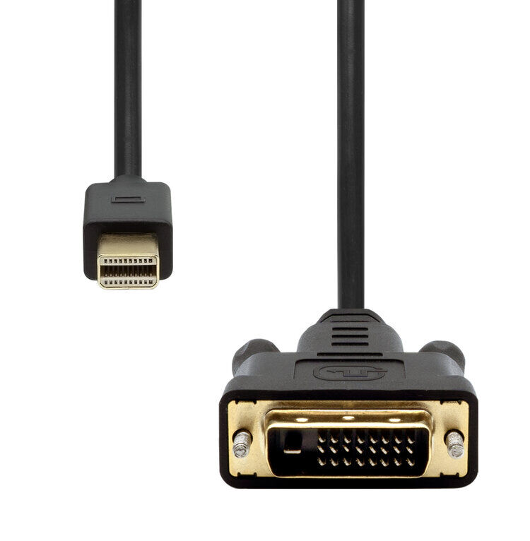 PROXTEND CABLE MINI DISPLAYPORT- DVI-D 24+1 NEGRO 1 METROS