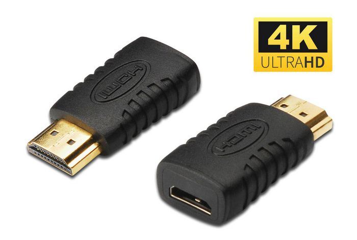 ADAPTADOR MINI HDMI HEMBRA-HDMI MACHO 4K