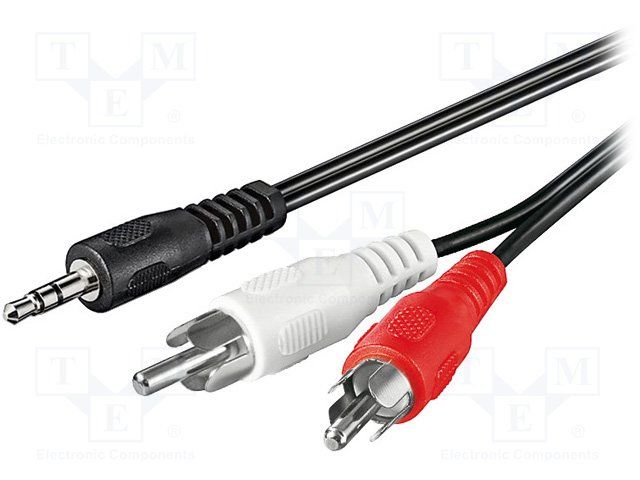 CABLE AUDIO 3 M. 3,5 ESTEREO M/2XRCA M