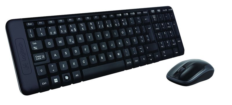 LOGITECH TECLADO+RATON CORDLESS MK220 USB NEGRO