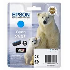 CARTUCHO EPSON CLARIA PREMIUM 26XL ALTA CAP. CIAN