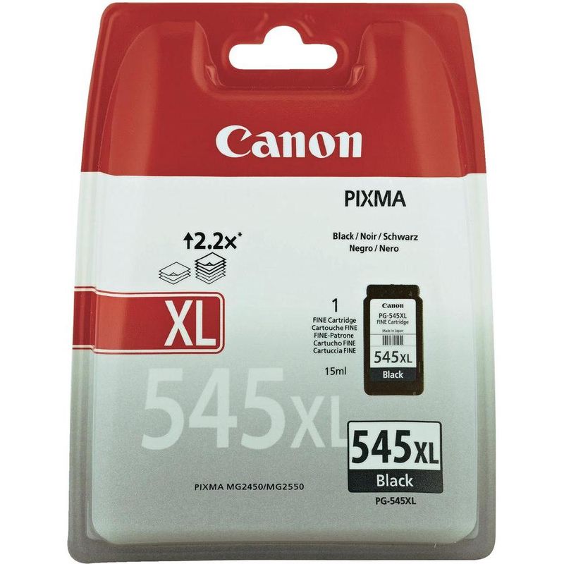 CARTUCHO CANON PIXMA MG24507MG2550 PG545XL NEGRO