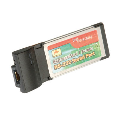 TARJETA CONTROLADORA PCMCIA EXPRESCARD/34 A SERIE RS232 1 PUERTO VALUE