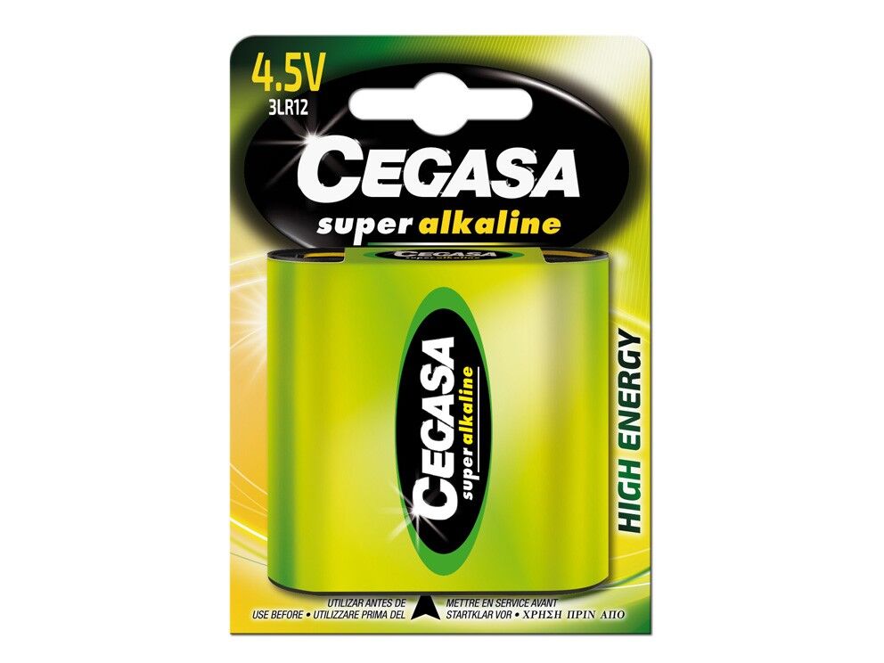 PILA SUPER ALCALINA  3LR12 4,5V. PETACA CEGASA