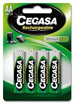 HR6-RTU Recargable AA 2100mAh BLISTER 4 UDS CEGASA ALWAYS CHARGED