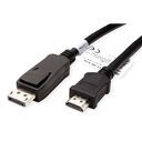 VALUE DISPLAYPORT CABLE, DP-HDTV(HDMI) M/M, 4.5M