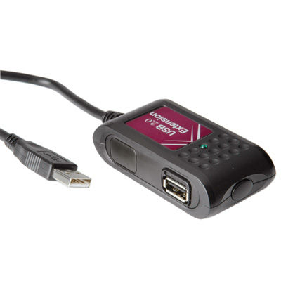 CABLE USB 2.0 AM /A H 5 METROS PROLONGADOR ACTIVO 2 PUERTOS NEGRO VALUE