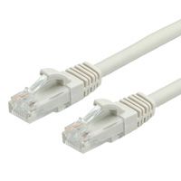 LATIGUILLO RJ45 0,5 M. CAT.6A UTP FLEXIBLE AWG 24 COBRE 10 GIGABIT  GRIS VALUE