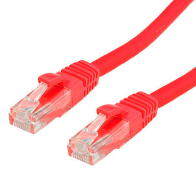 LATIGUILLO RJ45 0,5 M. CAT.6 UTP AWG 24 CCA LIBRE DE HALOGENO ROJO VALUE