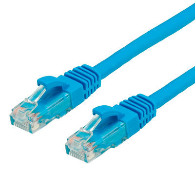 LATIGUILLO RJ45 0,5 M. CAT.6 UTP AWG 24 CCA LIBRE DE HALOGENO AZUL VALUE