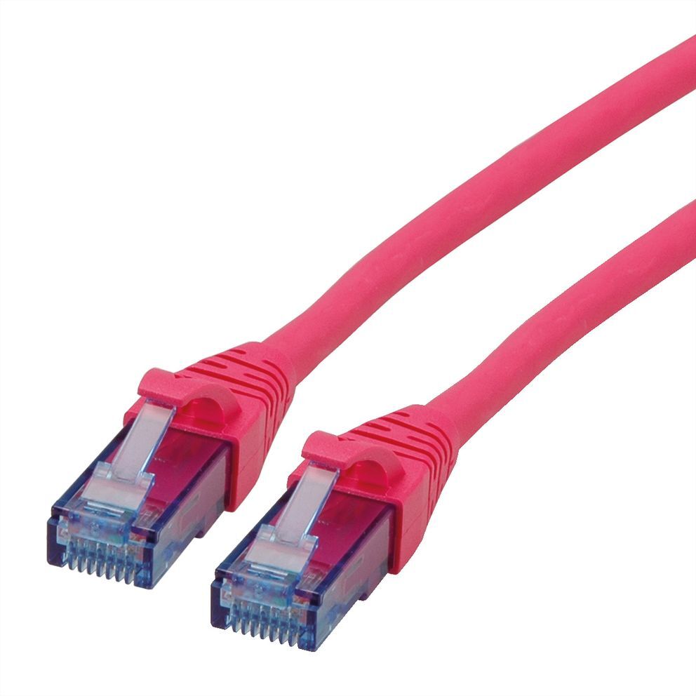 LATIGUILLO RJ45 0,5 M CAT.6A UTP LSOH COBRE COMPONENT LEVEL ROSA ROLINE