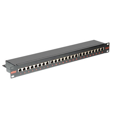 PATCHPANEL CAT.6 STP 24 PUERTOS RJ45 19 NEGRO ROLINE