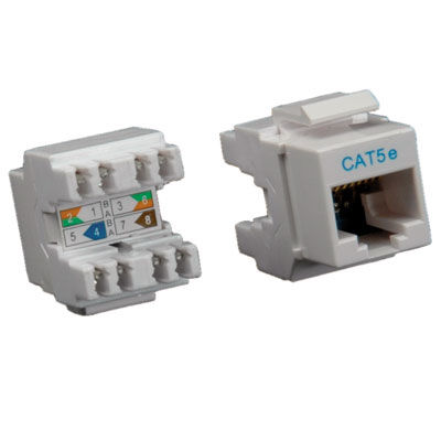 CONECTOR RJ45 HEMBRA/KRONE CAT.5E PARA PATCHPANEL Y ROSETA , COLOR GRIS