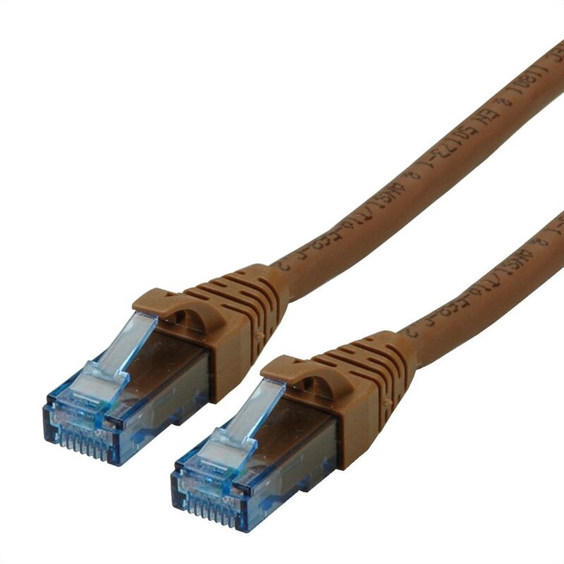 LATIGUILLO RJ45 7,5 M CAT.6A UTP LSOH COBRE COMPONENT LEVEL MARRON ROLINE