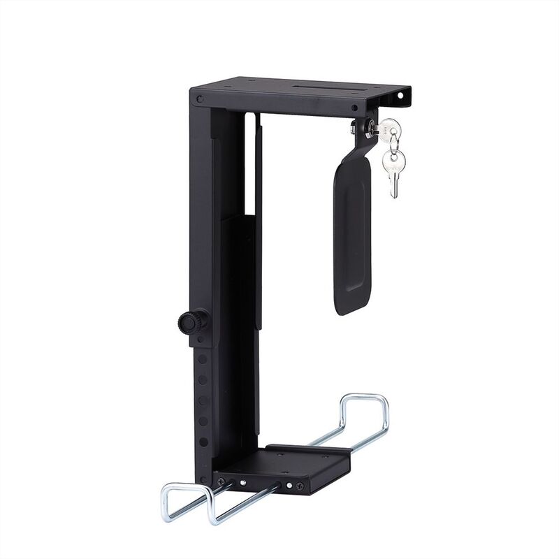 Soporte para PC Slim/Mini, con cierre, negro ROLINE