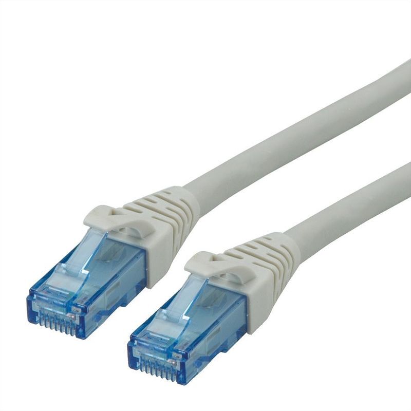 LATIGUILLO RJ45 2 M. CAT.6A UTP LSHZ COMPONENT LEVEL COBRE GRIS ROLINE