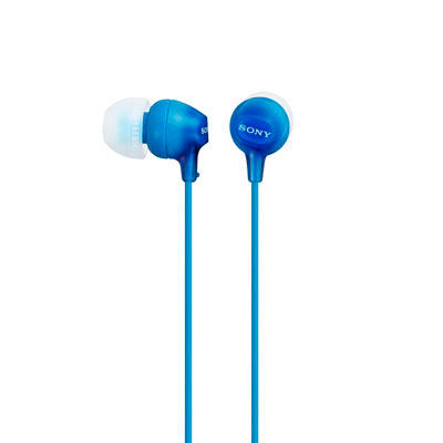 AURICULARES DE BOTON INTRA AURAL 1,2 METROS AZUL SONY