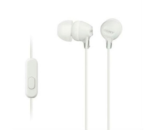 AURICULARES DE BOTON INTRA AURAL CON MICROFONO 1,2 METROS BLANCO SONY