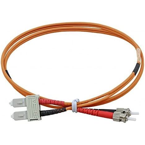 CABLE FIBRA OPTICA 5 M. 62.5- 125 Micras, ST-SC