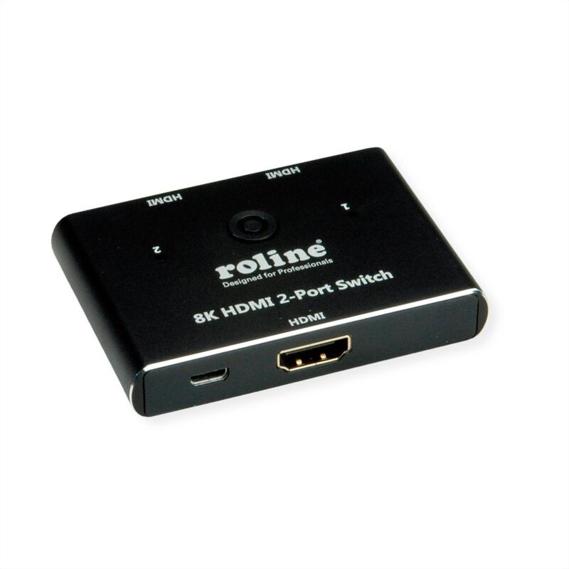 ROLINE HDMI Switch, 8K, 2 ports