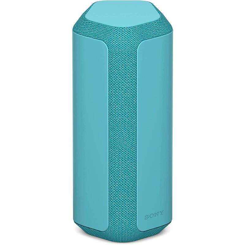 Sony Altavoz  bluetooth portátil con sonido amplio, resistente al agua y a los golpes, 24 horas batería y carga rápida, gris azul Reacondicionado packaging dañado