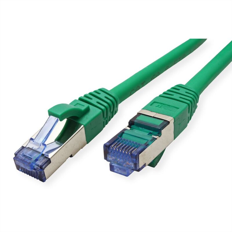 LATIGUILLO RJ45 10 M. CAT.6A S/FTP AWG 27 500 MHZ COBRE LIBRE DE HALOGENO VERDE VALUE