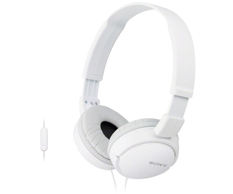 AURICULARES ESTEREO CON MICROFONO DE DIADEMA PARA MP3 CON CABLE DE 1,2 METROS BLANCO SONY