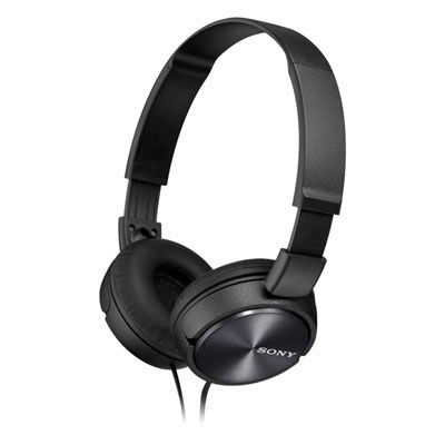 AURICULARES ESTEREO DIADEMA PLEGABLE CON MICROFONO PARA MP3 CON CABLE 1,2 METROS NEGRO SONY