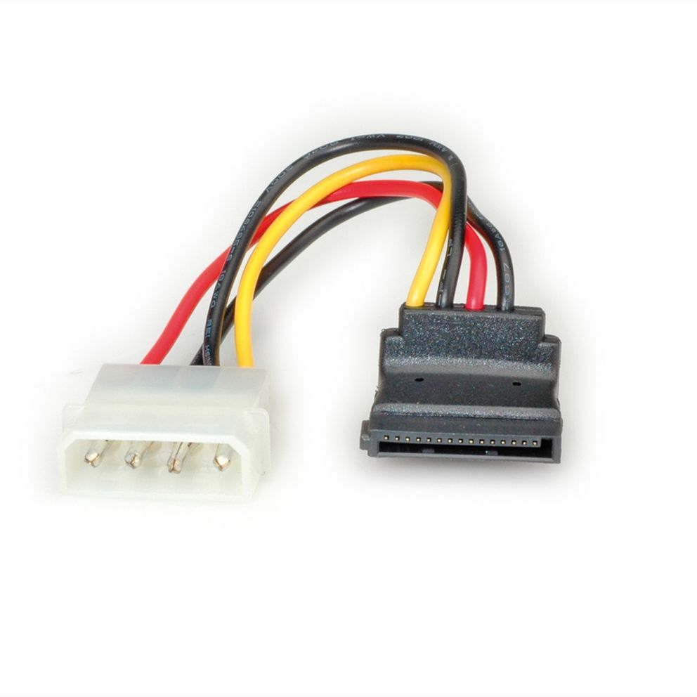 CABLE  SATA 0,20CMS ALIMENTACION INTERNO MOLEX  M / S-ATA H  ACODADO