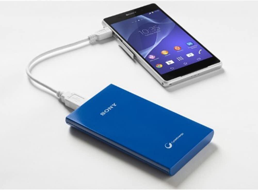 Sony CP de v5l USB Charger para Smartphone Color Azul NUEVO