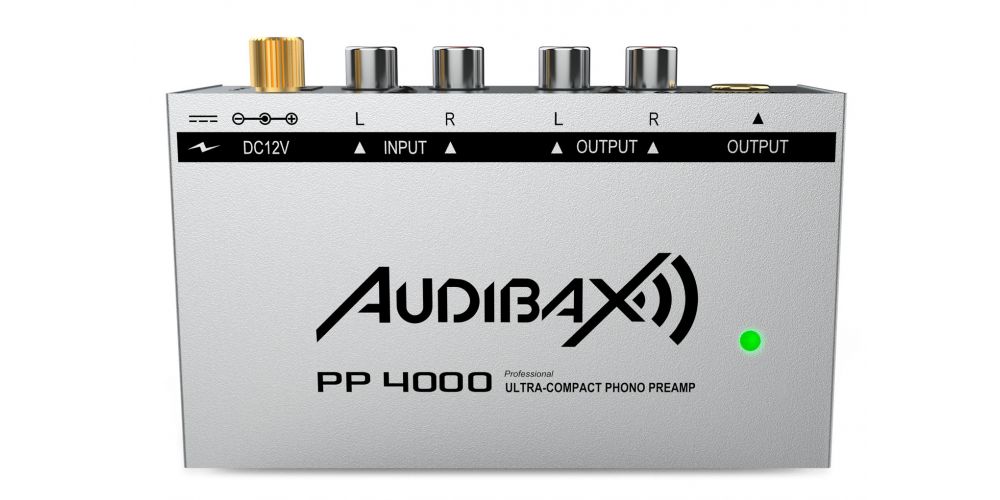 Audibax PP4000 Silver Preamplificador Previo Phono RIAA. Único en el mercado con Interruptor ON/OFF